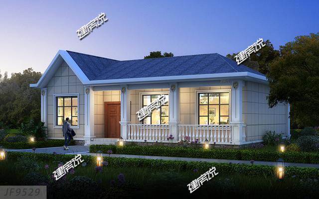 10款一層平房別墅民宿戶型方案圖，各種風格都有