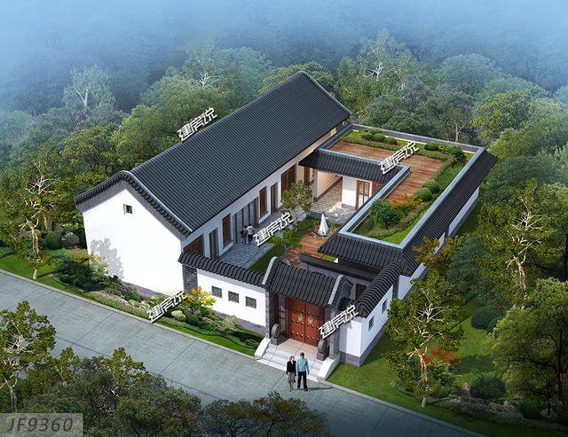 10款一層平房別墅民宿戶型方案圖，各種風格都有