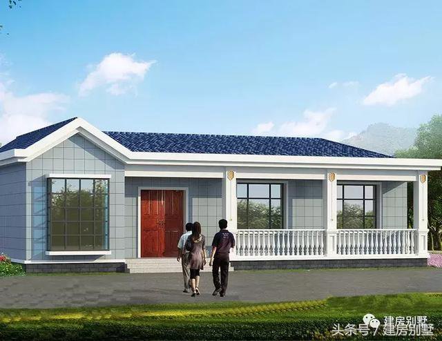 4款實(shí)用一層平房戶型圖，10多萬也能建好房子
