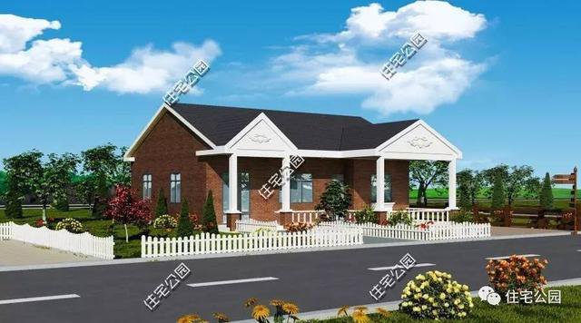 6套一層自建住宅戶型圖，坡屋頂和平屋頂的都有