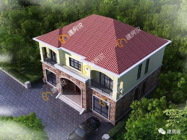 不帶廚房的自建房別墅戶型方案圖，不帶廚房設計圖