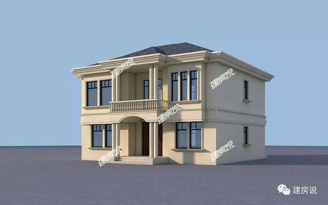 不帶廚房的自建房別墅戶型方案圖，不帶廚房設計圖