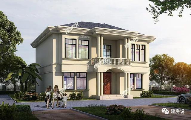 不帶廚房的自建房別墅戶型方案圖，不帶廚房設計圖