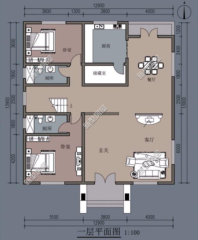 造價20萬起5套自建房戶型圖，這才是農村住宅應該的樣子