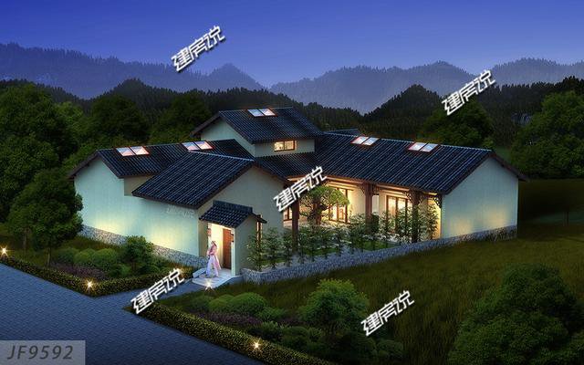 6款帶小院的一層的中式自建房戶型圖，最低18萬，爸媽很喜歡