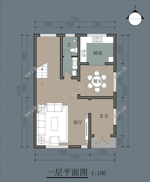 10套小戶型精致簡約的農村自建房方案戶型圖，適合小宅基地