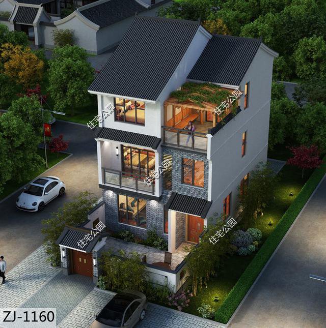 10套小戶型精致簡約的農村自建房方案戶型圖，適合小宅基地