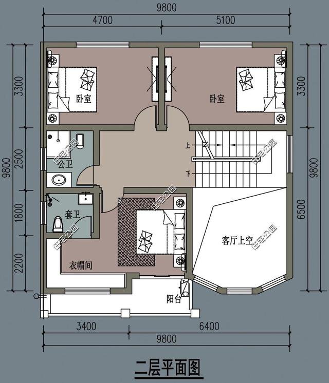 10套小戶型精致簡約的農村自建房方案戶型圖，適合小宅基地