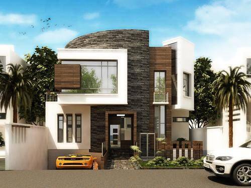 6棟超現(xiàn)代別墅自建房外觀圖片，2030年的超前設(shè)計感