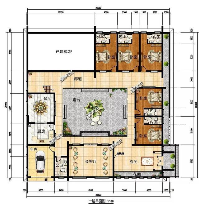 幾棟徽派的農(nóng)村中式住宅外觀圖片及戶型設(shè)計(jì)圖，喜歡徽派的收藏了