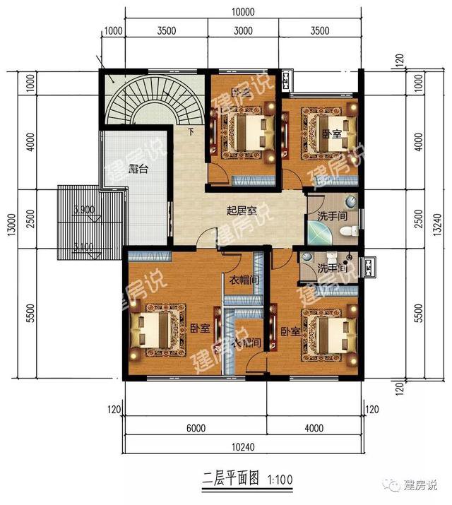 幾棟徽派的農(nóng)村中式住宅外觀圖片及戶型設(shè)計(jì)圖，喜歡徽派的收藏了