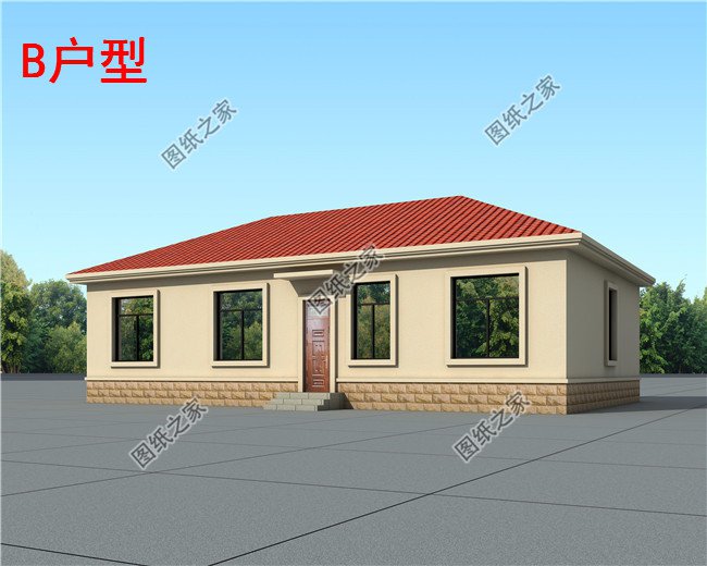 農(nóng)村一層別墅設(shè)計圖