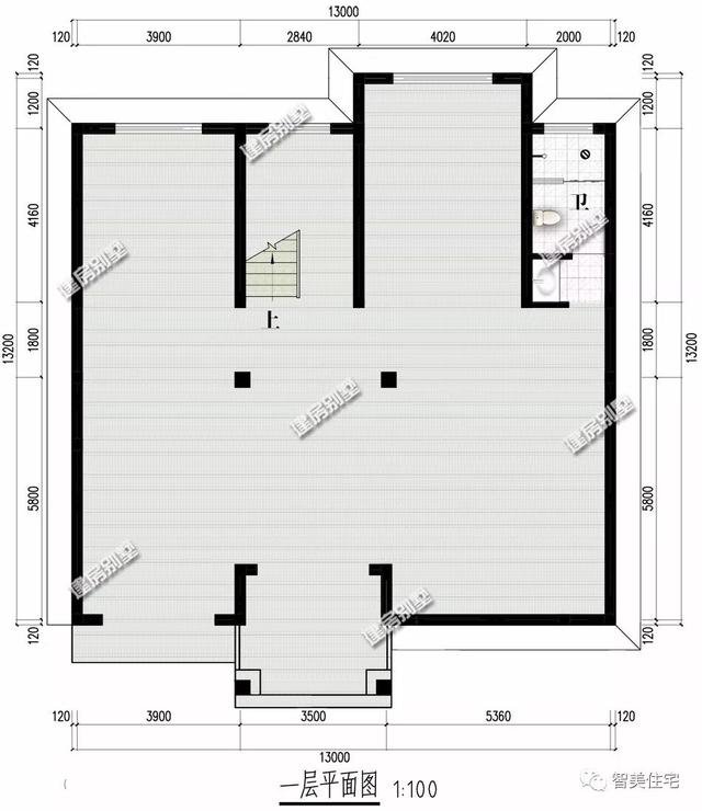 2棟帶架空層的自建房三層（四層）設計方案圖，看起來很高端