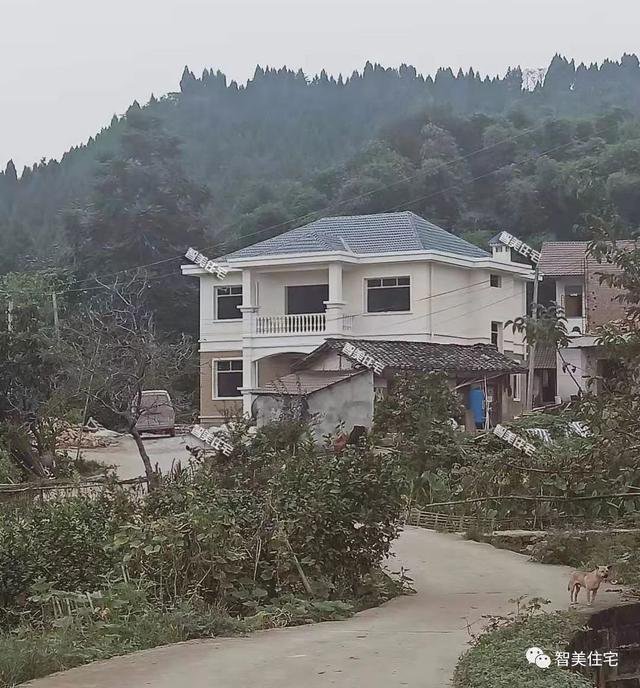 占地120平簡約普通二層自建房子設計圖，30萬內，完工圖更漂亮