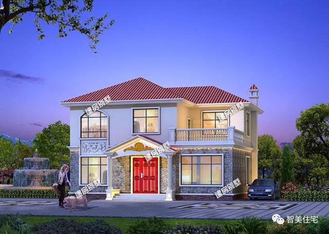 2棟簡單實用的兩層小別墅戶型圖，回老家給爸媽建一棟