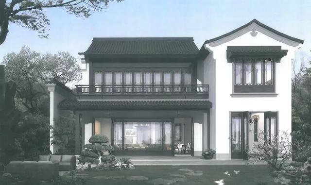 中式庭院別墅外觀效果圖大全，建一棟這樣的房子才叫有品位