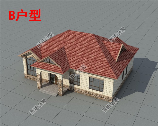 鄉(xiāng)下建房一層戶型圖