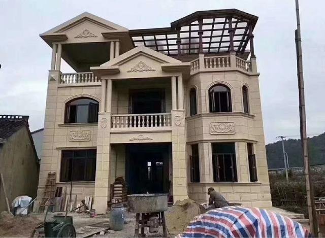 13套湖南豪華歐式農村別墅完工圖，PK下哪套更好看