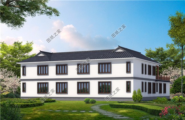 農村自建超贊中式四合院別墅設計圖，22X25米