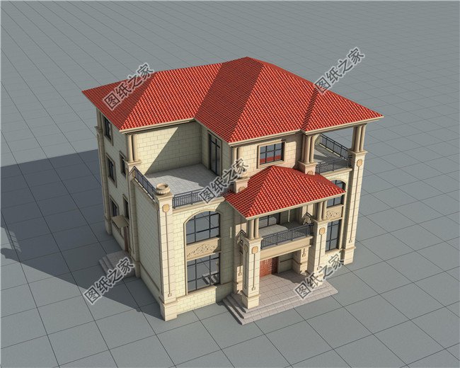 三層歐式別墅設(shè)計(jì)圖紙及效果圖大全，外型美觀時(shí)尚