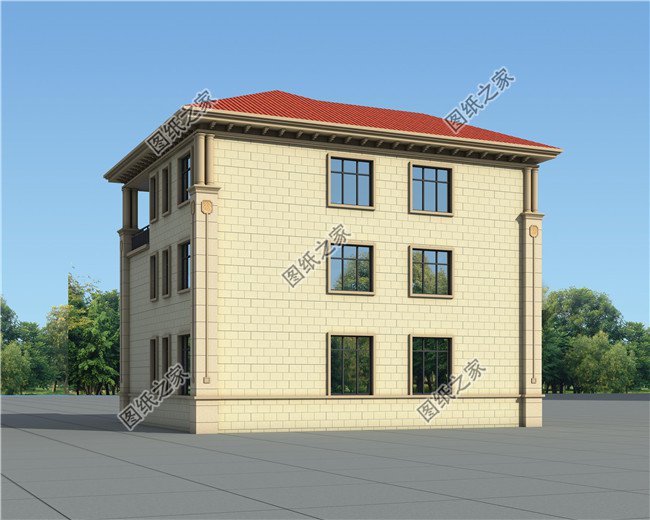 三層歐式別墅設(shè)計(jì)圖紙及效果圖大全，外型美觀時(shí)尚