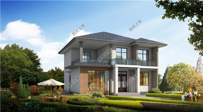 農村兩層樓房施工設計圖紙帶外觀圖