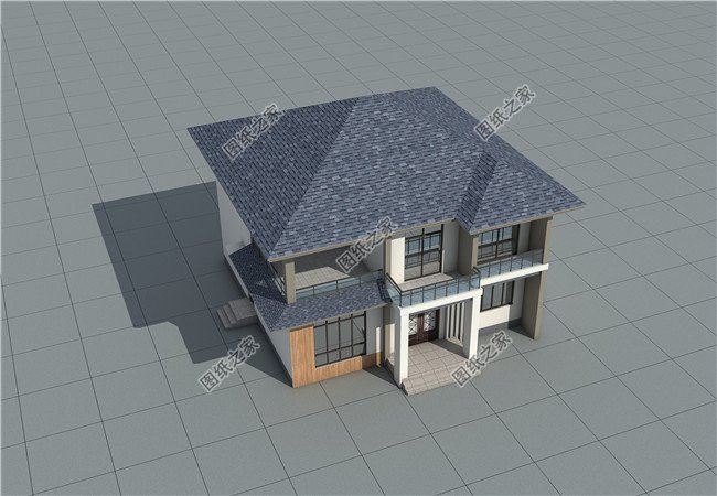 農村兩層樓房施工設計圖紙帶外觀圖