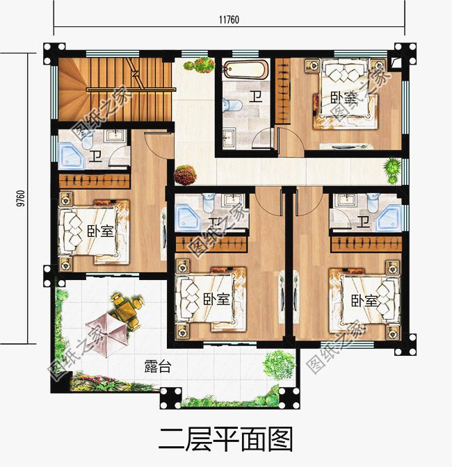 2026最火的二層農村別墅戶型設計圖，大家都要收藏了準備建！