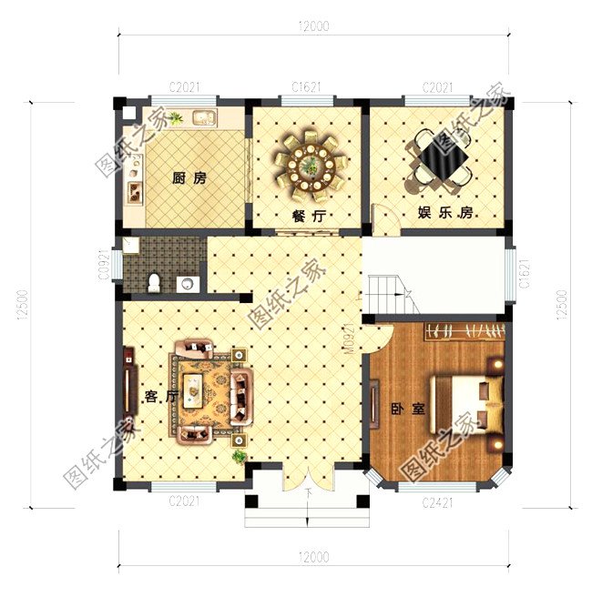 良心推薦，20款經(jīng)濟(jì)型農(nóng)村別墅圖紙，造價(jià)25萬(wàn)內(nèi)