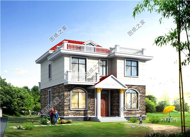 良心推薦，20款經(jīng)濟(jì)型農(nóng)村別墅圖紙，造價(jià)25萬(wàn)內(nèi)