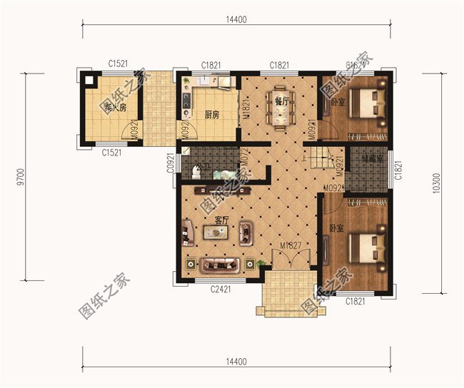 良心推薦，20款經(jīng)濟(jì)型農(nóng)村別墅圖紙，造價(jià)25萬(wàn)內(nèi)