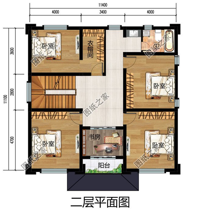 130平新農村三層房屋設計圖紙，預算30萬以內，蓋房推薦
