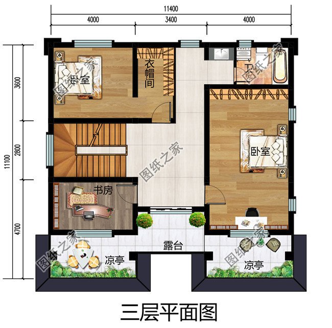 130平新農村三層房屋設計圖紙，預算30萬以內，蓋房推薦