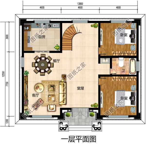 農(nóng)村三間四層樓房設(shè)計(jì)圖,農(nóng)村輕奢型四層別墅