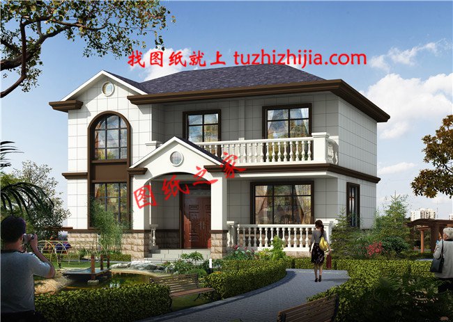 10款宅基地進深8米自建房設計圖，二層三層都有，一定有你喜歡的