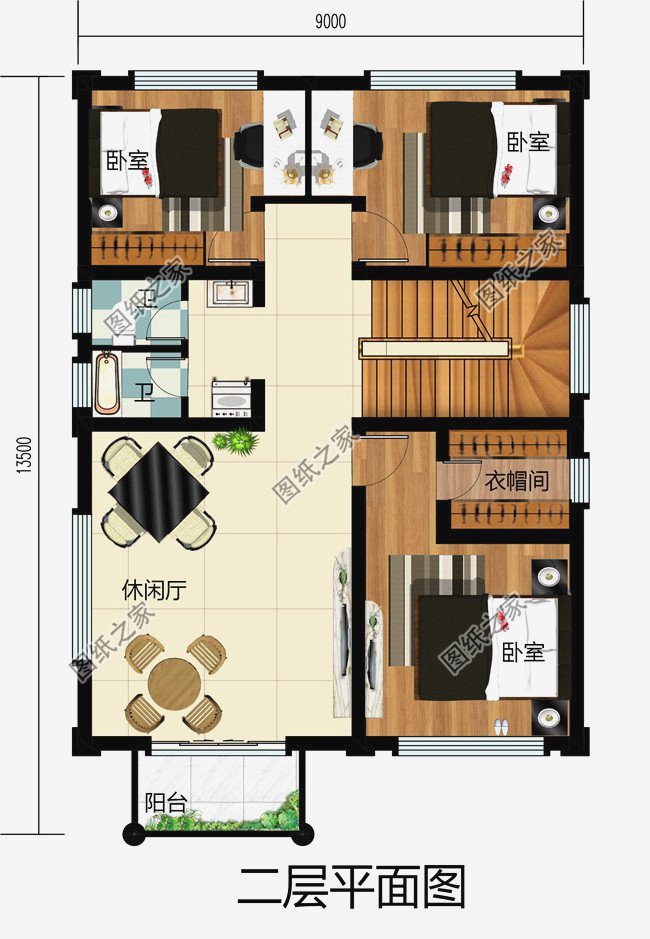 最受農村人喜歡的10套占地100平自建房設計圖