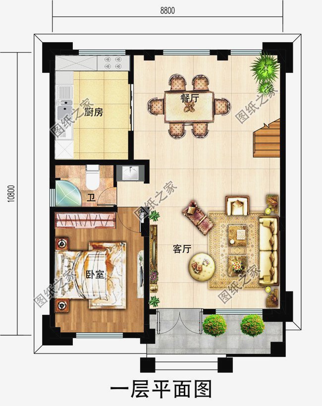 最受農村人喜歡的10套占地100平自建房設計圖