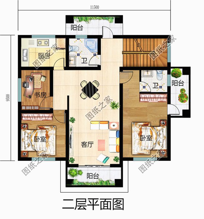 十款經典二層農村自建別墅戶型設計，你喜歡哪款呢？
