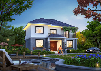 占地130平方米中式二層小樓房設(shè)計(jì)圖紙,農(nóng)村自建戶型實(shí)用