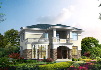 帶露臺占地170平方米二層小洋樓設(shè)計圖，戶型經(jīng)典耐看