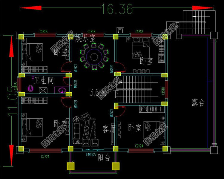 二層歐式別墅設計圖