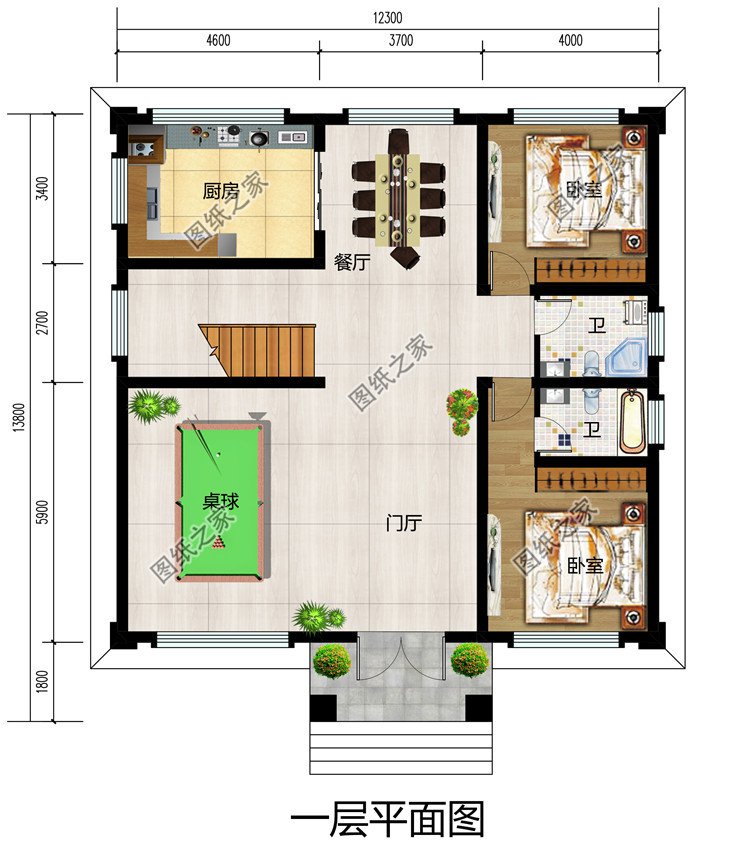 農(nóng)村最好看兩層小樓圖及全套CAD施工圖紙，新中式風(fēng)格，簡潔大氣