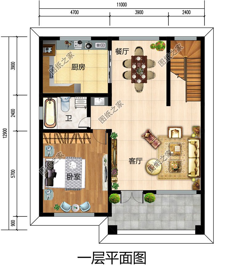 最美二層樓別墅圖片大全及全套建筑設計圖紙，20萬左右