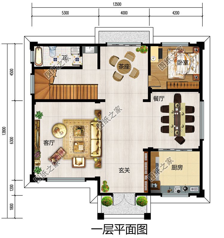 人氣頗高的三層新中式別墅方案，五種戶型，五種尺寸
