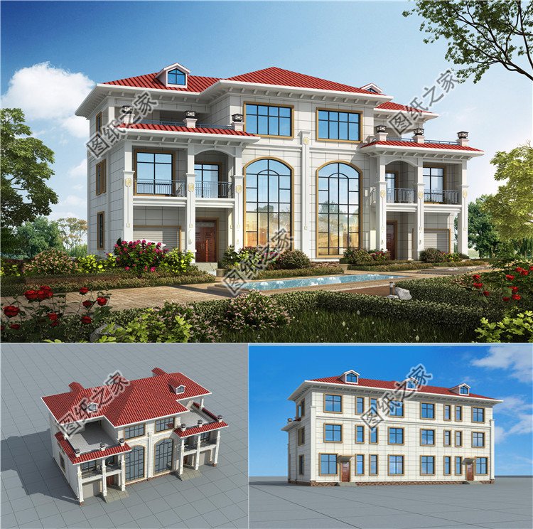 兄弟雙拼農(nóng)村別墅設(shè)計(jì)方案