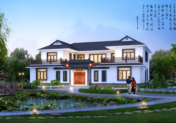 鄉村最美四合院設計圖及外觀效果圖片，國人的理想住宅