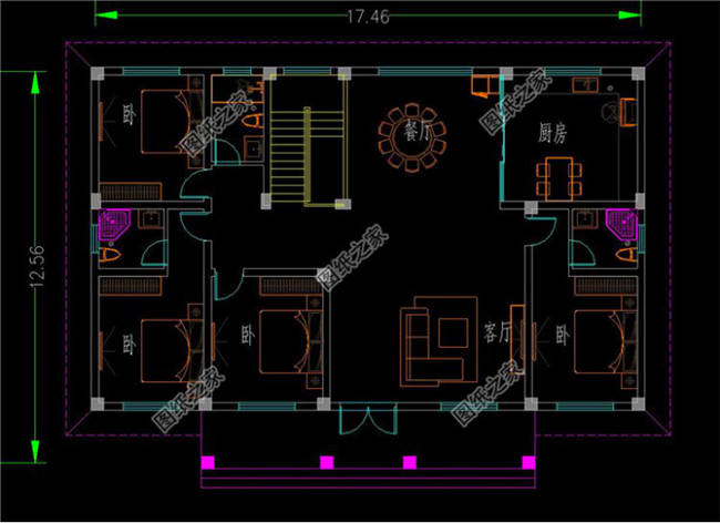 一層四間現代農村自建房，造價超級低，親戚來了都說好