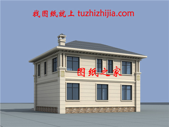 3款歐式二層小洋樓設計圖，經濟實用又好看，造價最低15萬