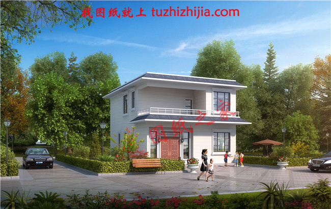 農村自建房還是二層最實用，分享四款設計圖紙，趕快收藏!