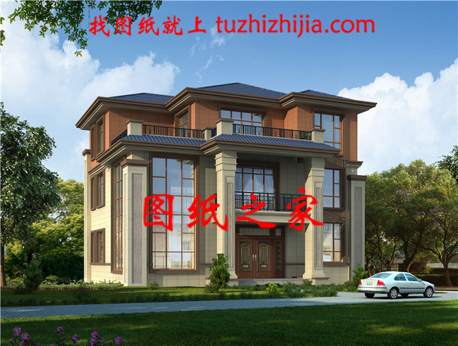 最新農村三層樓照片，都帶全套設計圖，實用又劃算